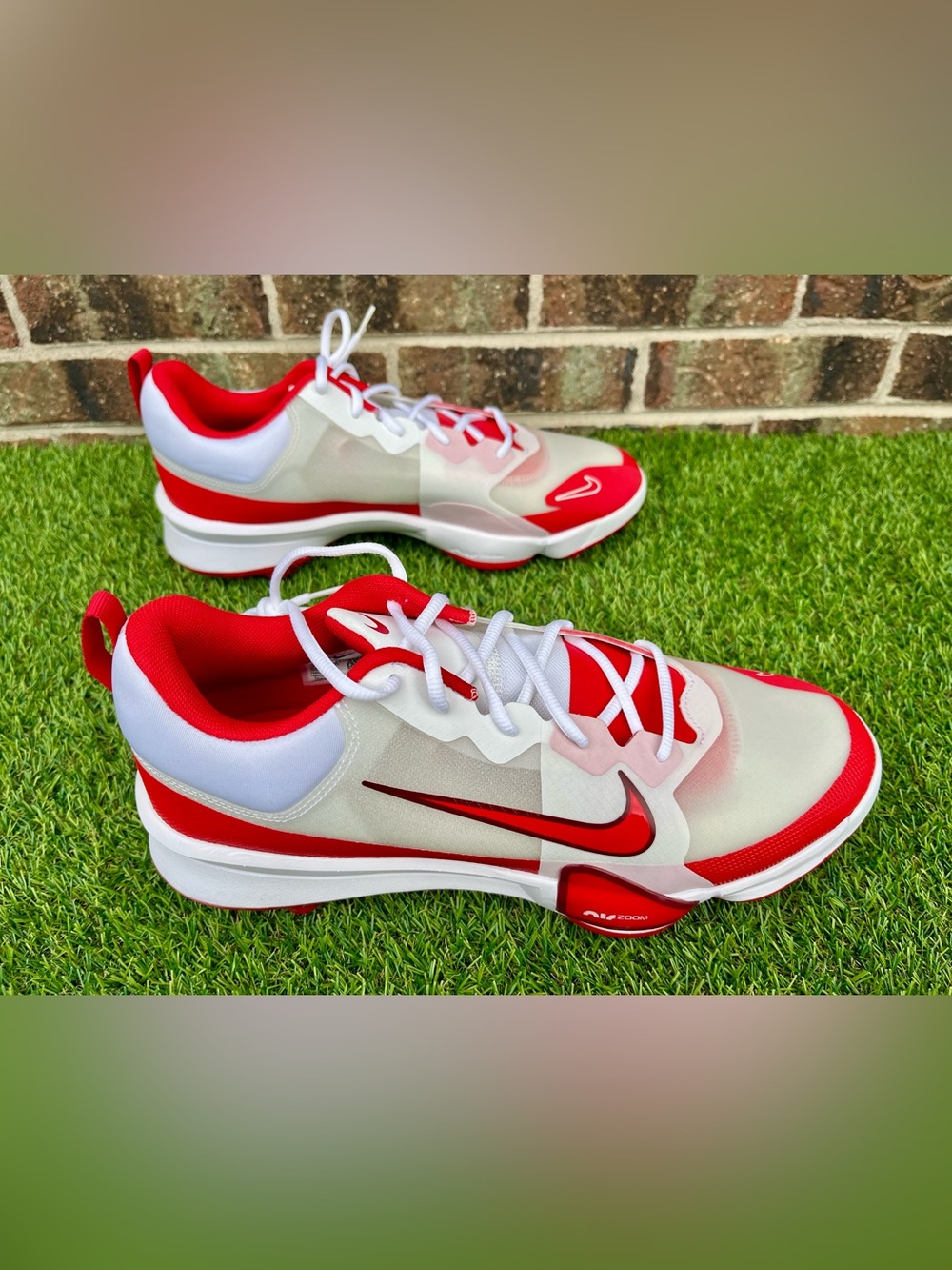 Nike Force Zoom Trout 9 Metal Baseball Cleats Red Size 13 New w/o box